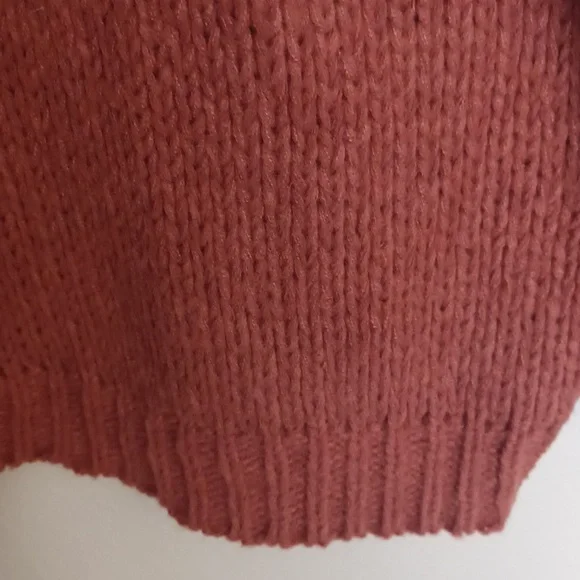 Maeve Anthropologie Chunky 3D Floral Knit Cardigan Sweater OS Boho Oversized - Picture 14 of 16